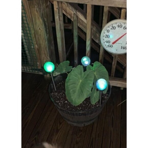 Solar Garden Lights Outdoor, 6 Pack Multi -Color Changing & White 2 Modes - Picture 1 of 3